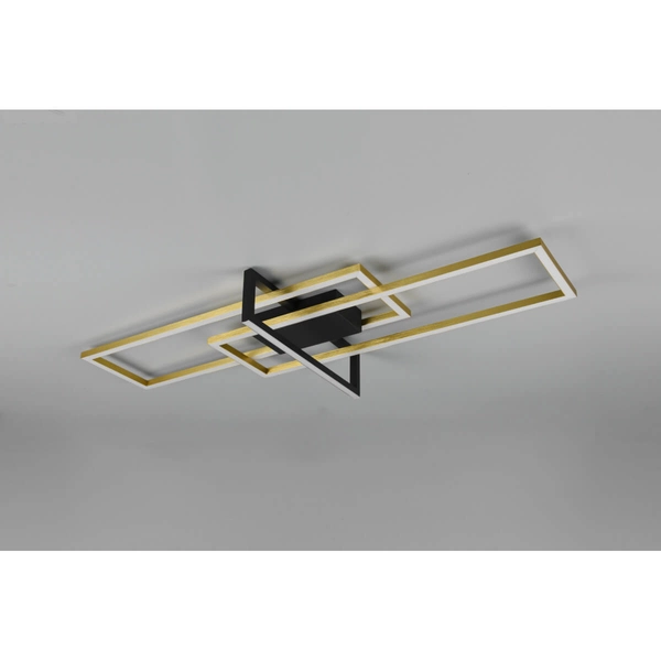 Sufitowa lampa ściemnialna ZENITRA DL308620310 LED 34W 3000K czarna złota