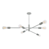 Salonowa lampa wisząca Alana ALA0639 Dar Lighting szara przezroczysta