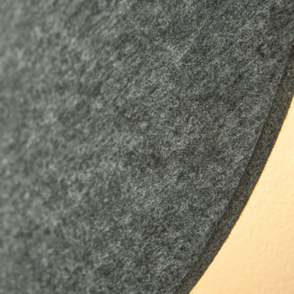 Okrągła lampa ścienna 23236 LED 10W 3000K akustyczny szary