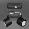 Lampa nasufitowa TAURUS 652910232 Trio LED 5W 3000K do jadalni czarna