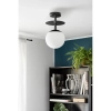 Metalowy plafon dysk do jadalni PLAAT B PLB113003 granatowy