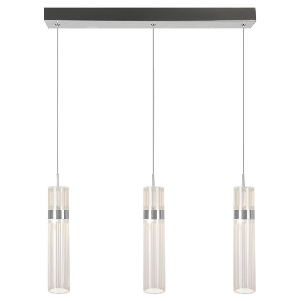 Lampa zwisowa Ambiente LP-1510/3L CH LED 18W 3000-6000K przezroczysta chrom