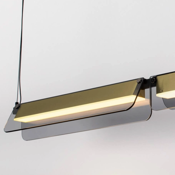 Lampa wisząca ROCA LE44230 LED 20W 3000K belka czarna złota