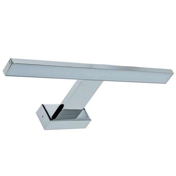 Kinkiet LAMPA ścienna SHINE ML029 Milagro metalowa OPRAWA LED 7W 4000K nad lustro do łazienki galeryjka IP44 chrom