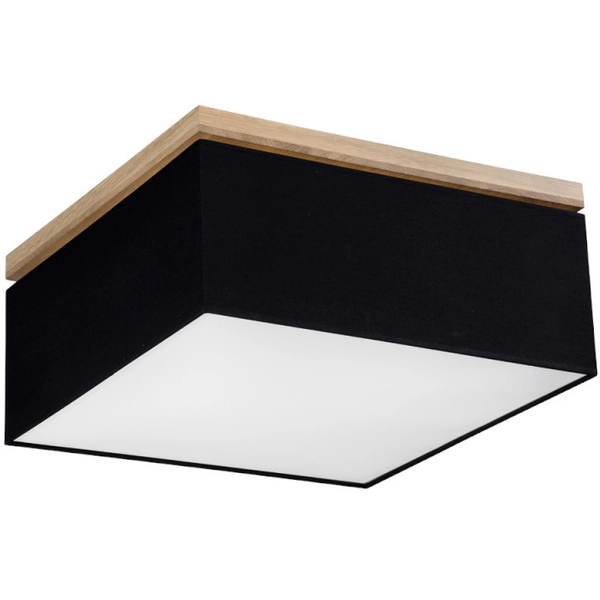 Sufitowa lampa VERTIGA 34523474 kwadratowa skandynawski plafon loft czarny