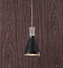 Szklana lampa wisząca Zip 106805 Markslojd z zasuwakiem do sypialni czarna