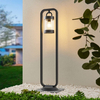 Stojąca lampa na taras CUSTYRA DL142404160 metalowa IP44 antracyt