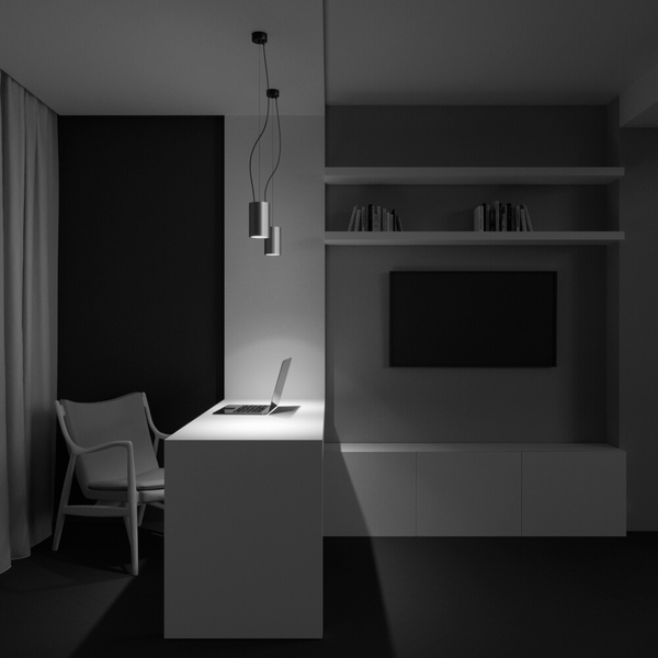 Jadalniana lampka zwis Efir P089PL-25W3K-MG LED 25W 3000K tuba złoty