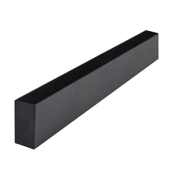 Szyna magnetyczna 1-fazowa z zaślepkami Alfa Track Magnetic AZ4642 natynkowa czarna