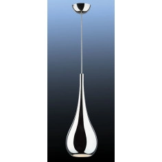 Kropla LAMPA wisząca LAVA CHROM MA01986C-001-01 Italux metalowa OPRAWA zwis łezka chrom