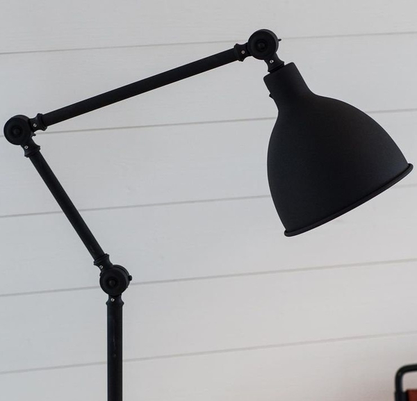 Industrialna lampa ścienna Bazar 2827660-4000 By Rydens regulowana czarna