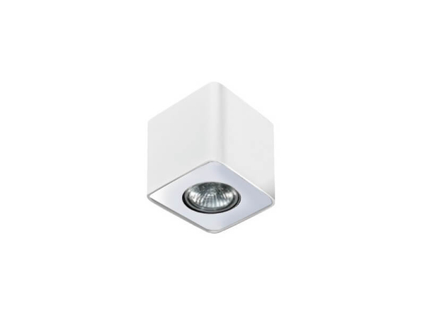 Ruchoma lampa sufitowa Nino AZ0598 salonowa biała srebrna