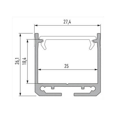 LAMPA wisząca HANAWA 1952 Shilo metalowa OPRAWA zwis LED 9W 3000K listwa czarna