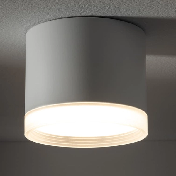 Natynkowa lampa sufitowa Silba 10476 Nowodvorski okrągła tuba biała