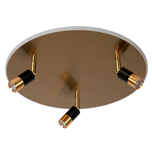 Okrągła lampa sufitowa Jubel 71101/48/02 LED 15W+28W 2700K złoty