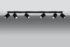 Regulowana LAMPA sufitowa SL.0460 metalowa OPRAWA reflektorki spot czarny
