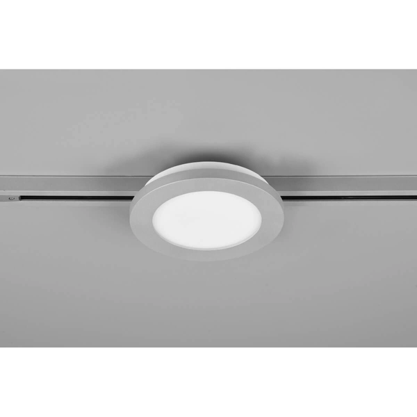 Okrągła lampa sufitowa Duoline 76921087 LED 9W 3000K 2-fazowa srebrny