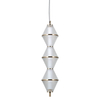 Lampa wisząca Fuente PND-34395-3V-HBR LED 45W 3000K złoty przezroczysty