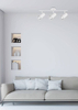 Lampa sufitowa na listwie Colly 93-01689 Candellux ruchome spoty białe