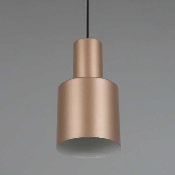 Lampa wisząca ELIOR DL165319400 Trio z regulacją walec brązowy