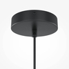 Pojedyncza lampa wisząca Roots MOD193PL-01W do jadalni czarna beżowa