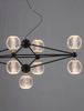 Lampa wisząca BOYA LE42738 LED 42W 3200K z funkcją ściemniania czarna