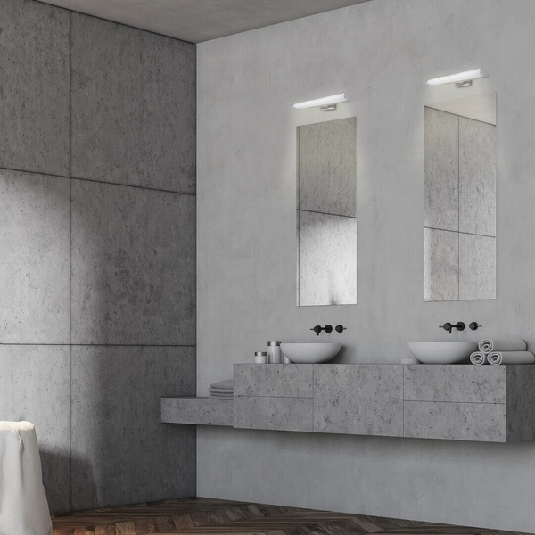 Łazienkowa LAMPA ścienna EVRON 5062 Rabalux metalowa OPRAWA kinkiet LED 5W 4000K nad lustro IP44 chrom