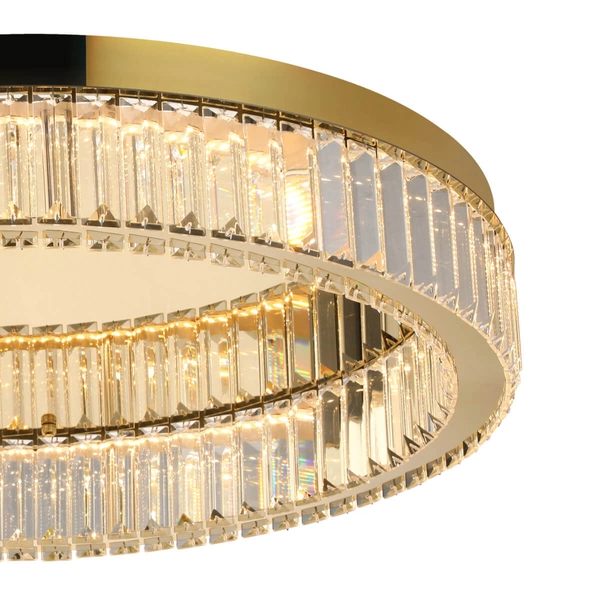 Sufitowa lampa SPARK AZ5784 Azzardo LED 48W 3000K glamour złota