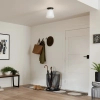 Szklana lampa sufitowa Albers KL-ALBERS-F-T-BK stożkowa czarna