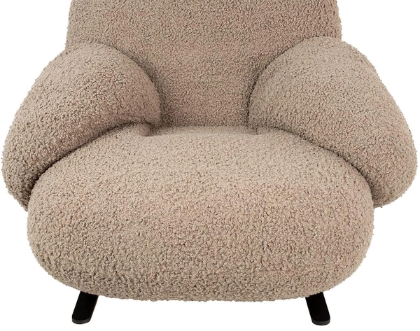 Pluszowy fotel bujany PLUSH TEDDY KH0101009574 ciemny beżowy