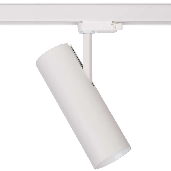 Regulowana LAMPA sufitowa MILO 8762 Nowodvorski okrągła OPRAWA metalowa LED 25W 3000K do systemu szynowego 3 - fazowego biała