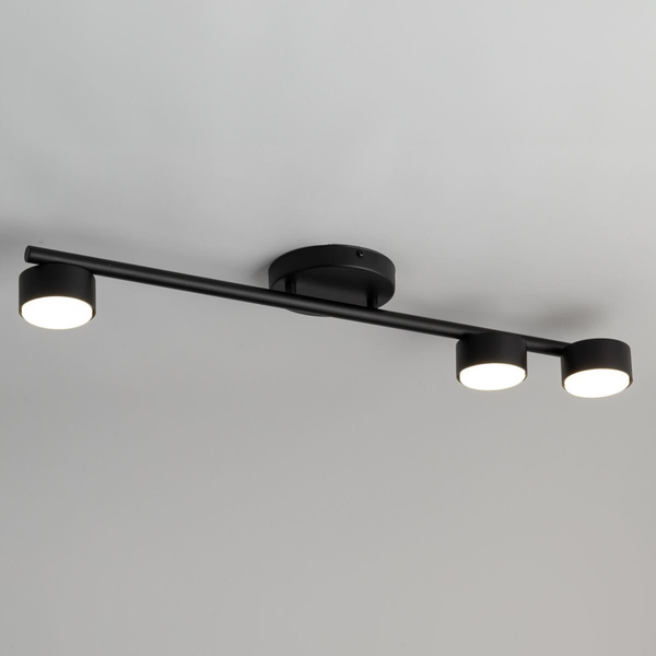 Potrójna lampa sufitowa Punto 40818 Sigma krążki metalowe czarne