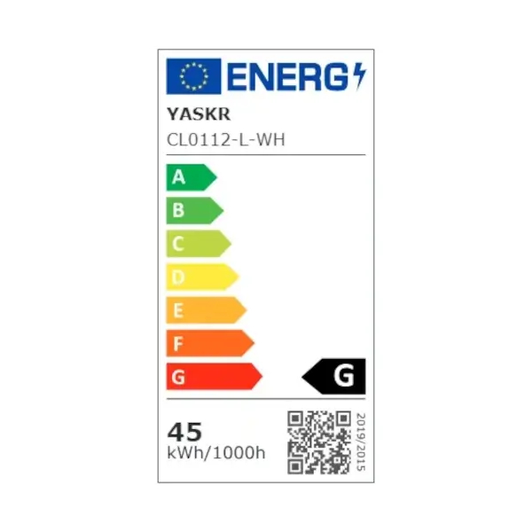Plafon do salonu Ringa CL0112-L-WH LED 45W 3000-4000K IP44 biały