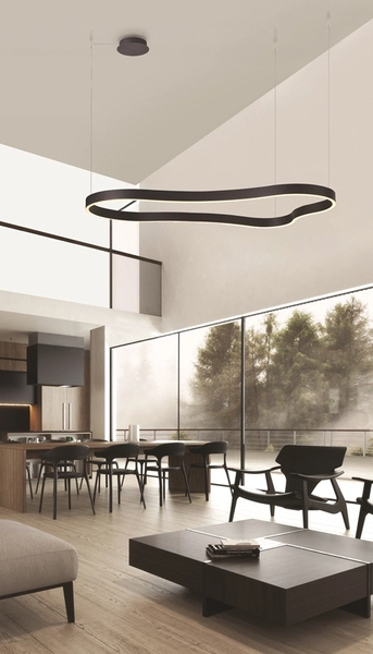 Lampa wisząca nad stół Mirabella AZ5093 LED 60W 3000K czarna