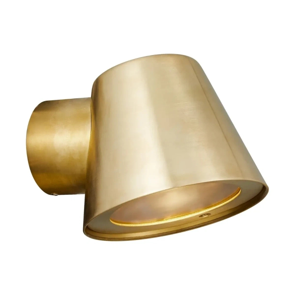 Elewacyjna lampa ścienna Aleria 2019131035 IP44 mosiądz