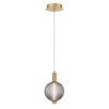 Okrągła lampa wisząca Palmas QN-PALMAS-1MP-BG LED 12W 3000K złota