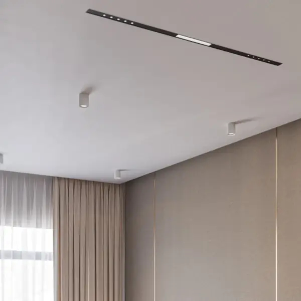 Sufitowa liniowa lampa czarna MIXLINE LED 33W 3000K listwa do salonu 30227-M930-W3-00-12