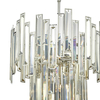 Wisząca lampa na łańcuchu ODILE ODI0620 glamour szampański przezroczysty