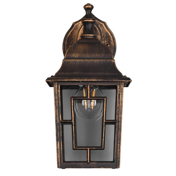 Elewacyjna lampa ścienna Volturno 205967128 IP23 latarnia rdzawy