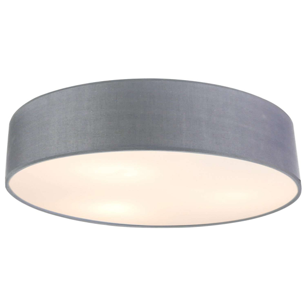 Plafon lampa sufitowa KIOTO 31-64684 abażurowa okrągła szara