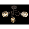 Sufitowa lampa Indiana 54357-3 z kryształkami brąz przydymiona