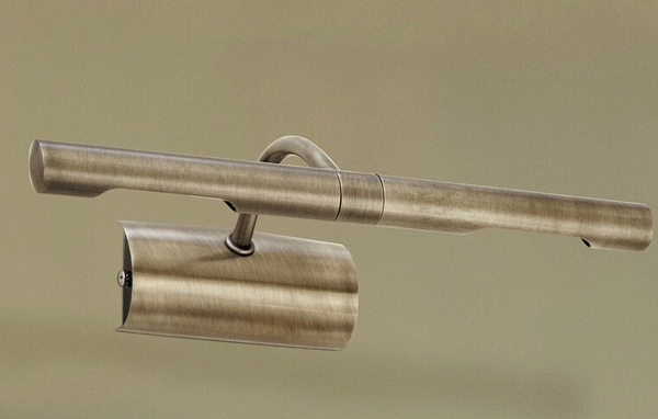 Kinkiet LAMPA ścienna PICTURE LIGHT 3643 Rabalux metalowa OPRAWA klasyczna galeryjka nad obraz chrom