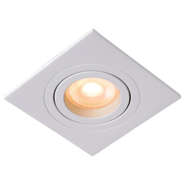 Sufitowe oczkoTUBE 22955/01/31 Lucide do salonu metalowe białe