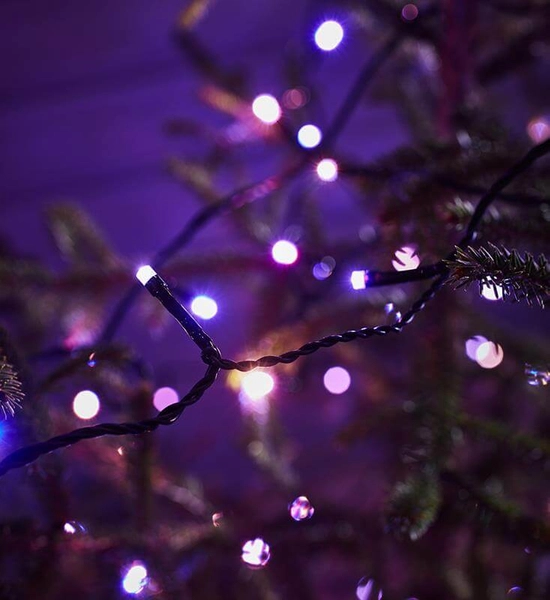 Choinkowe światełka girlanda 3m 200 LED 20W flash multikolor