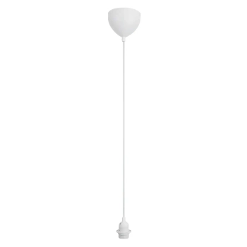Metalowa lampa wisząca Basic 2412013001 minimalistyczna biały