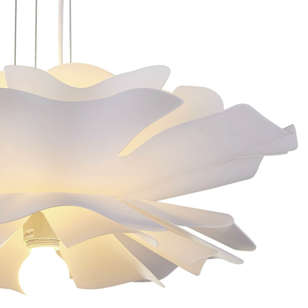 Zawieszana dekoracyjna lampa PEONY ST-8879P white Step kwiat biały