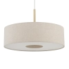 Nowoczesna wisząca lampa SANTANA 11653 do jadalni kremowa