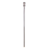 Salonowa lampa przysufitowa tuba ALHA 9186 Dohar metalowy chrom