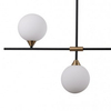 LAMPA wisząca BELMONTE PND-9152-4-OPAL Italux modernistyczna czarna