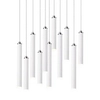 Lampa zawieszana kaskadowa TUBULAR 321691131 Trio LED 2,5W 3000K biały